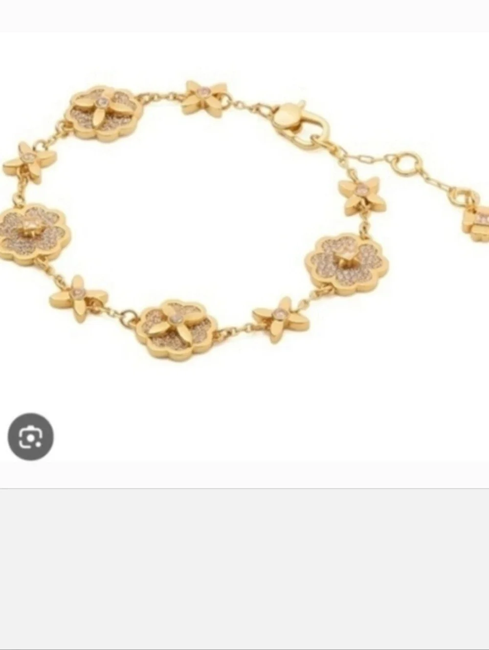 Kate Spade New York Heritage Bloom Line Bracelet In Gold Color - Picture 10 of 10